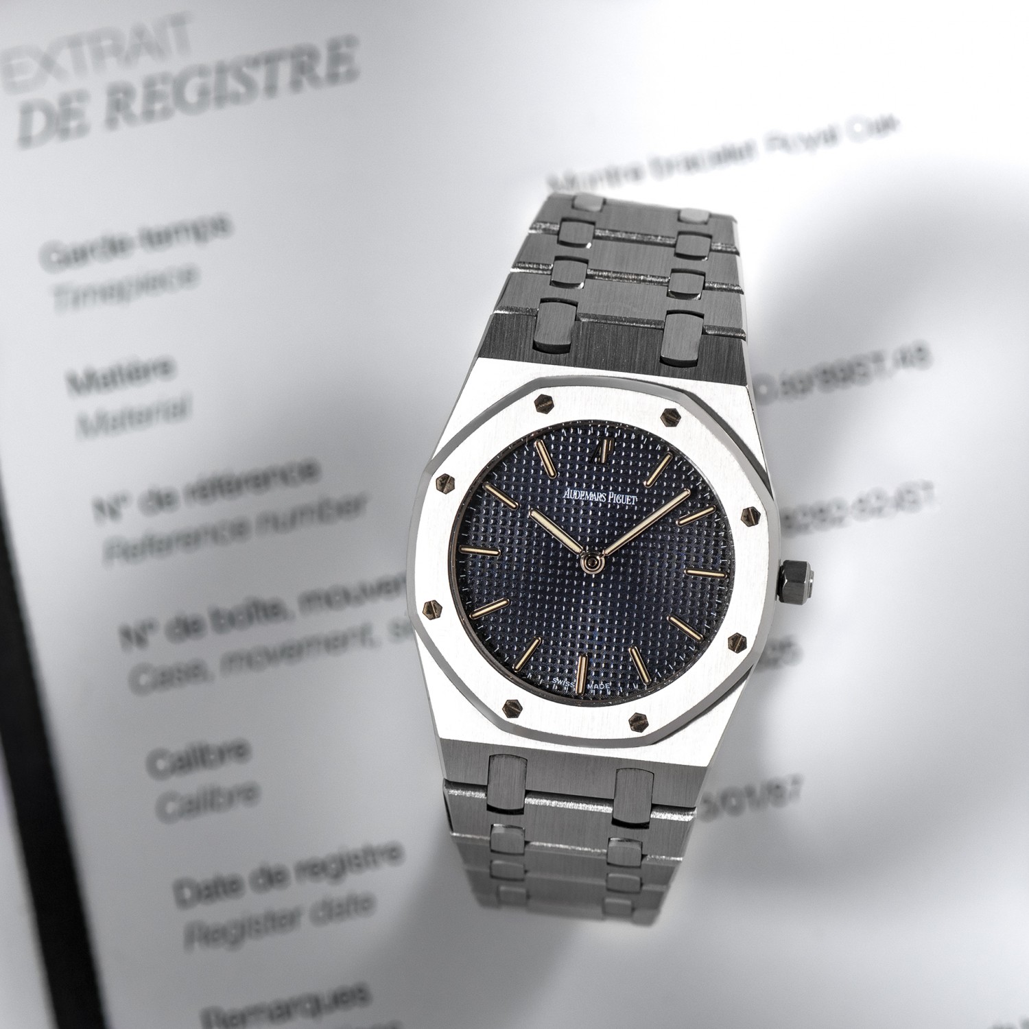 Audemars Piguet Royal Oak 56303 with extract of archives